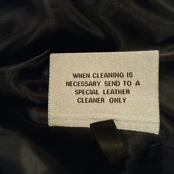 Leather biker Jacket 2 front pockets - Picture 7 of 7